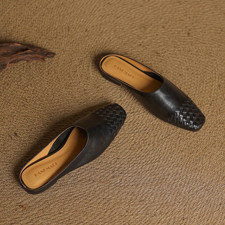 Mila™ Authentic Leather Slides