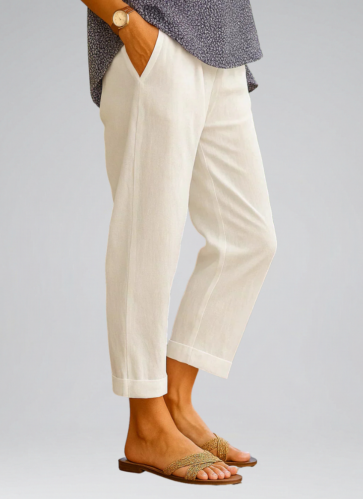 Sylara™ | Lightweight Linen Trousers