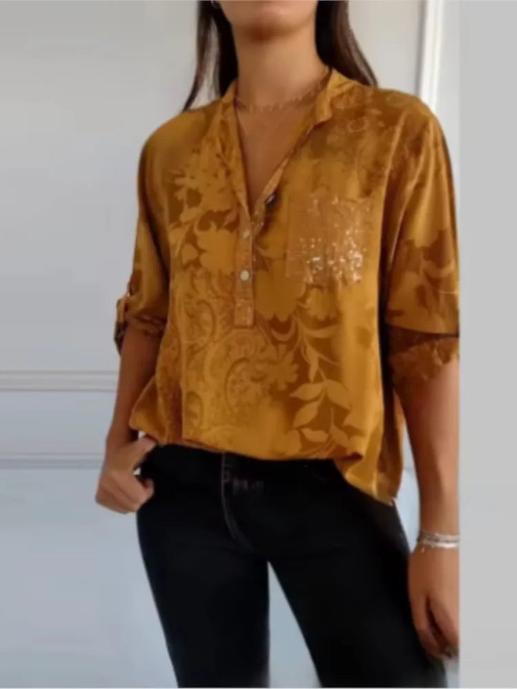 Isla™ | T-shirt à col en V et poches