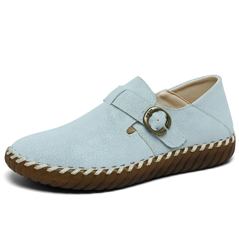 Comfortable Faux-Leather Orthopedic Shoes with Soft Support