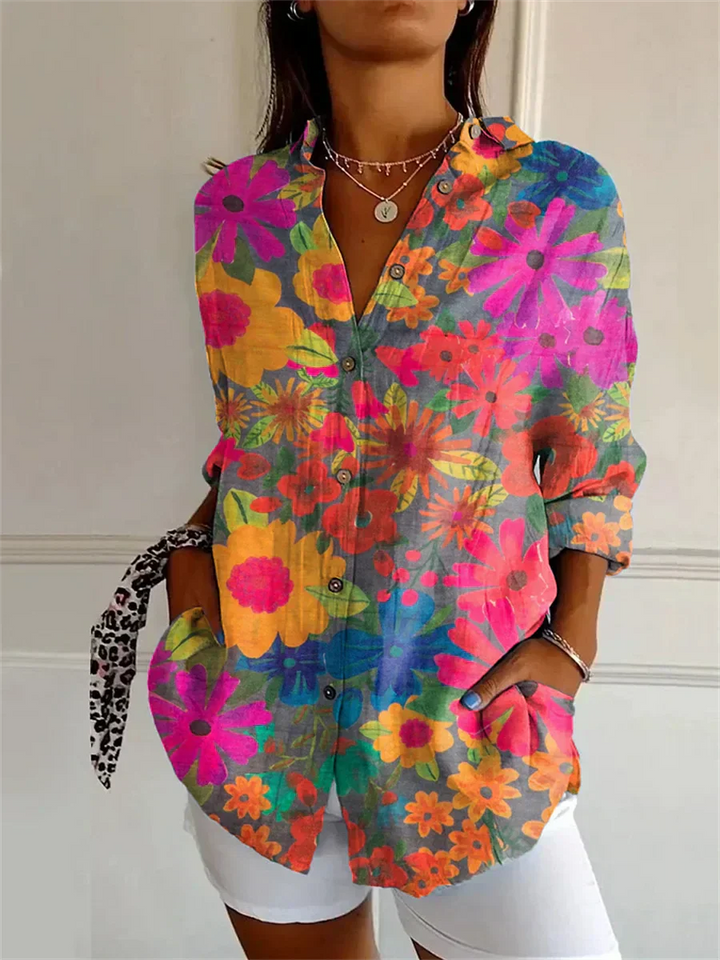 Daisy™ | Relaxed Floral Print Blouse