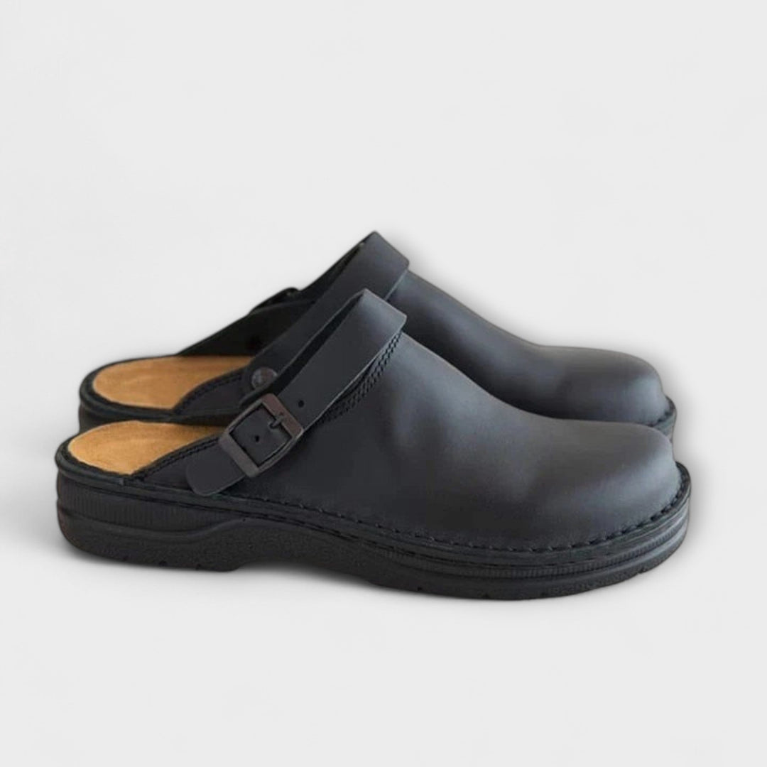 Lightweight Supportive Faux-Leather Orthopedic Shoes