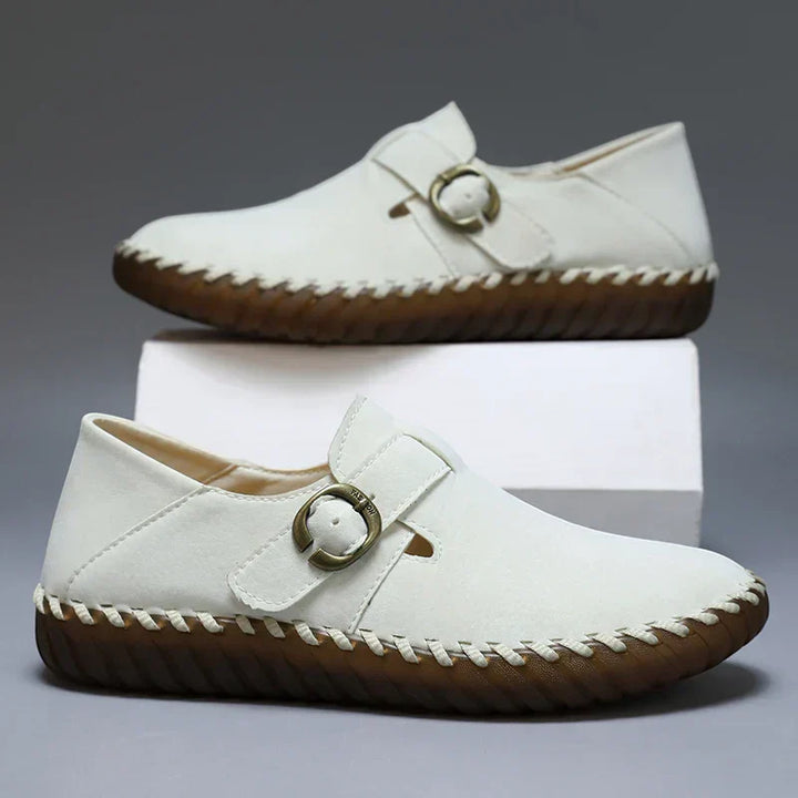 Comfortable Faux-Leather Orthopedic Shoes with Soft Support