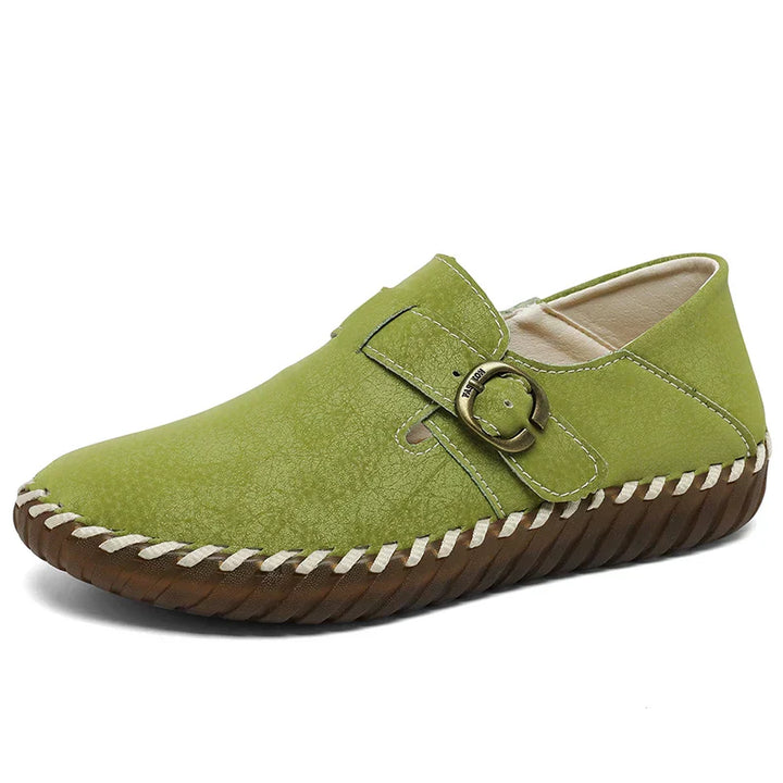 Comfortable Faux-Leather Orthopedic Shoes with Soft Support
