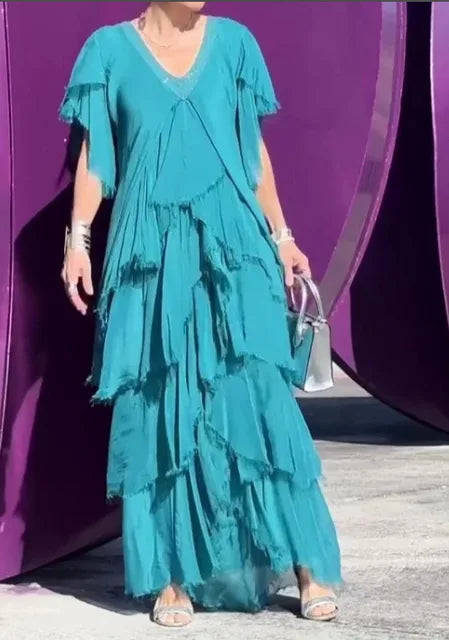 Classic Elegance | Tiered Maxi Dress