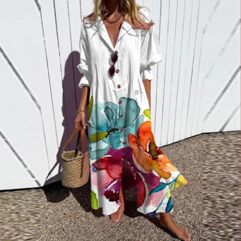 Diara™ | Chic Bohemian Maxi Dress