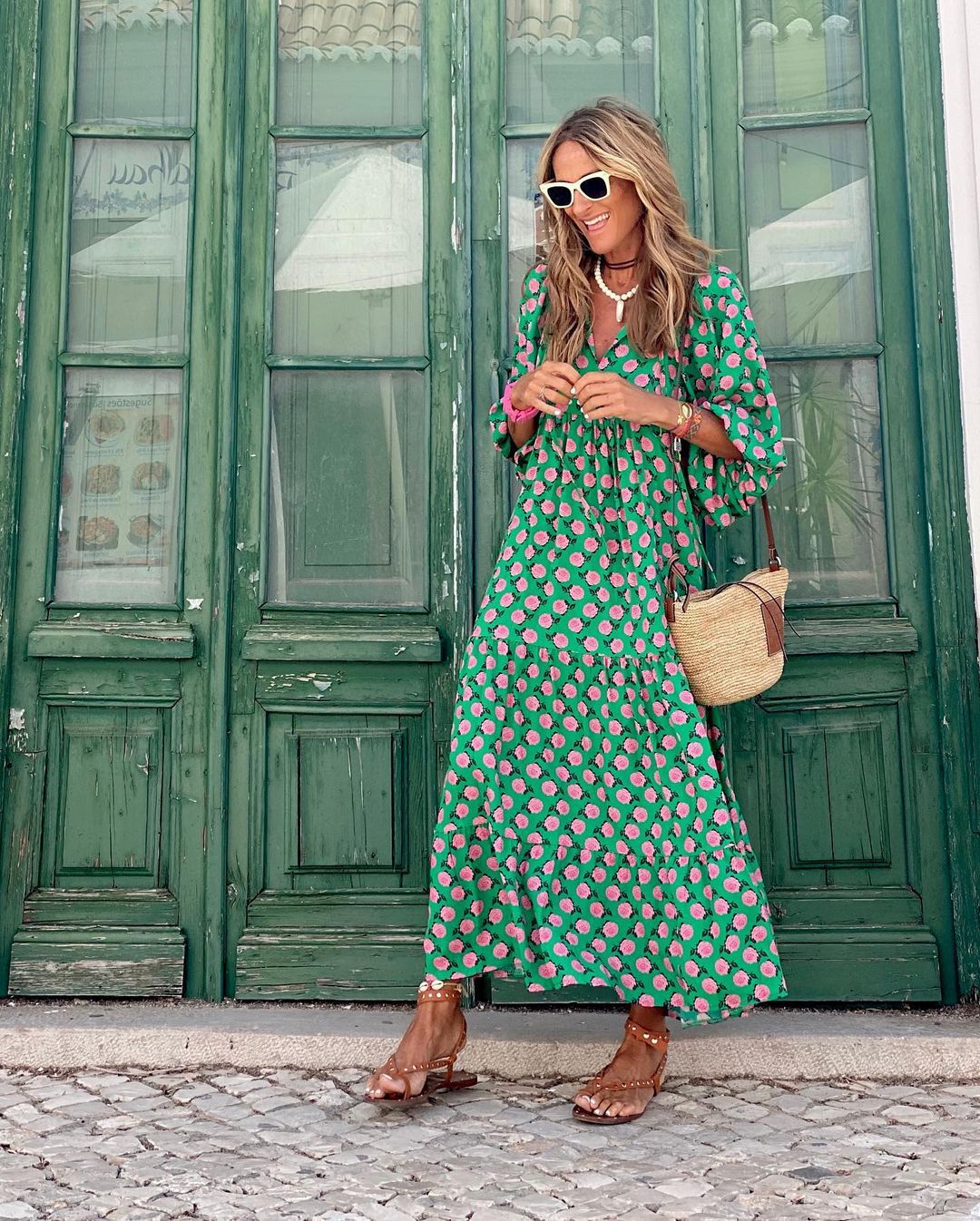Vestido longo boho estilo Bianca