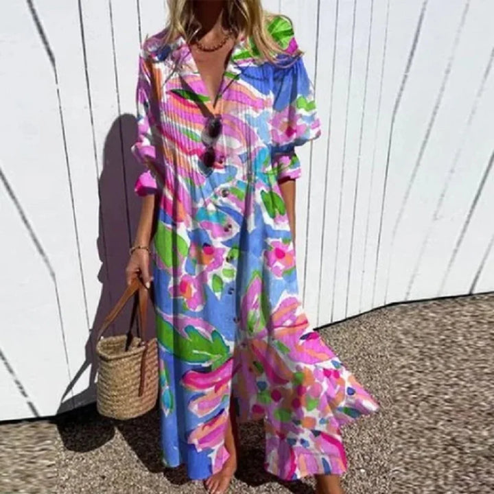 Diara™ | Chic Bohemian Maxi Dress