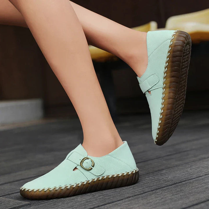 Comfortable Faux-Leather Orthopedic Shoes with Soft Support