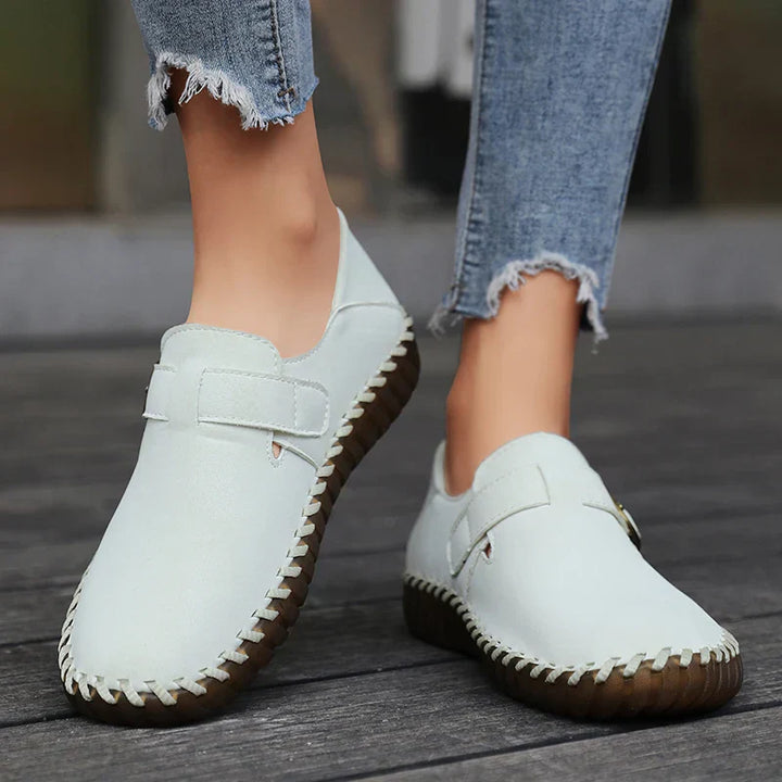 Comfortable Faux-Leather Orthopedic Shoes with Soft Support