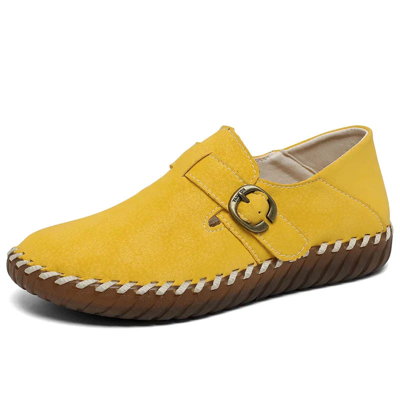 Comfortable Faux-Leather Orthopedic Shoes with Soft Support