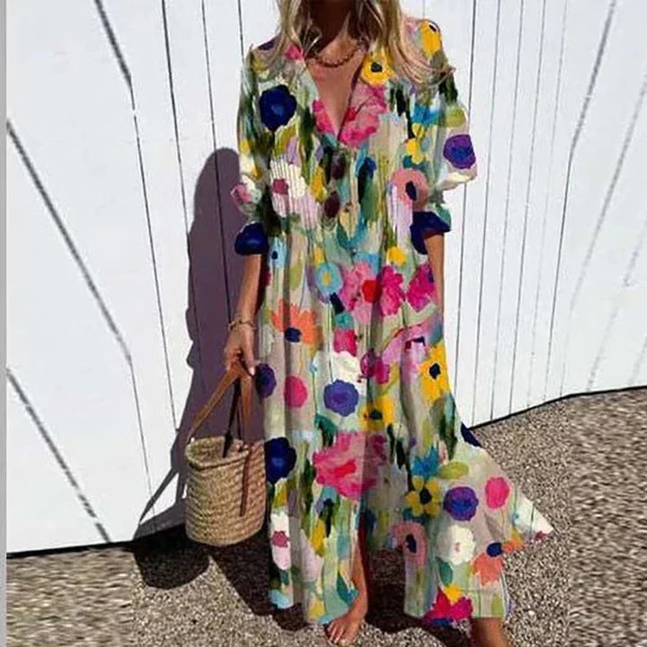 Diara™ | Chic Bohemian Maxi Dress