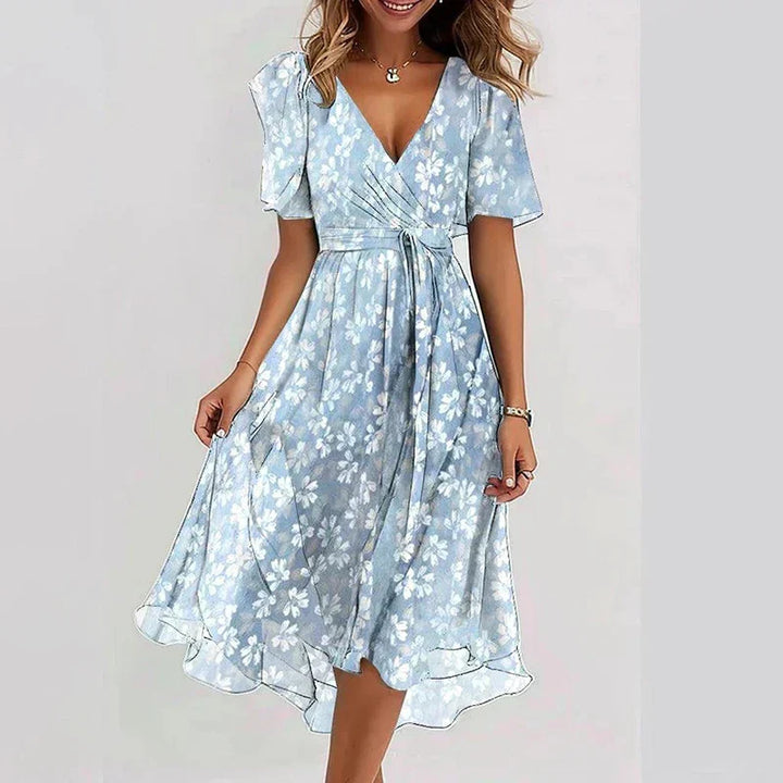Carla - Robe Chic Mi-Longue