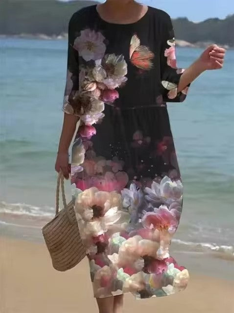 Harriet - Graceful Floral Gown