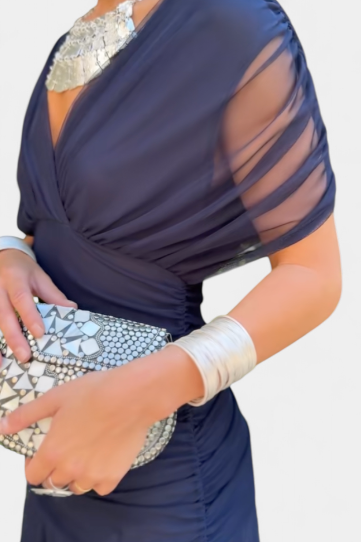 Alondra™ | Chic Floral V-Neck Dress
