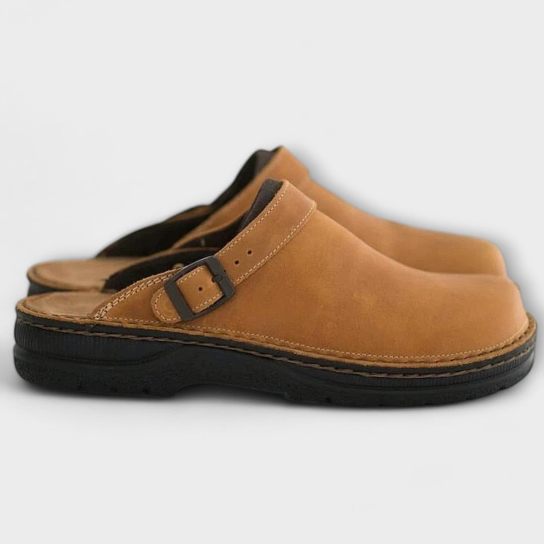 Lightweight Supportive Faux-Leather Orthopedic Shoes
