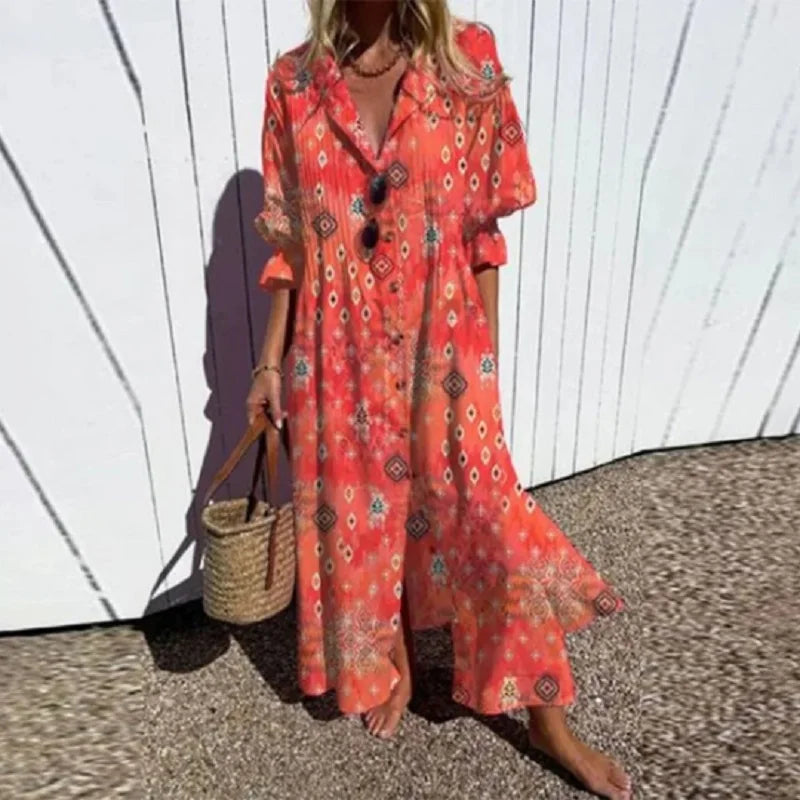 Diara™ | Chic Bohemian Maxi Dress