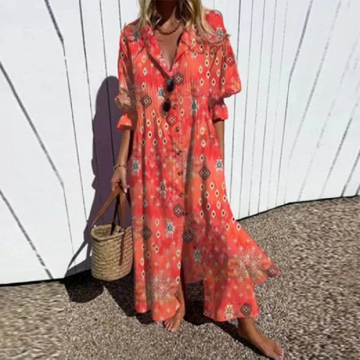 Diara™ | Chic Bohemian Maxi Dress