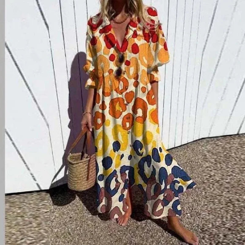 Diara™ | Chic Bohemian Maxi Dress