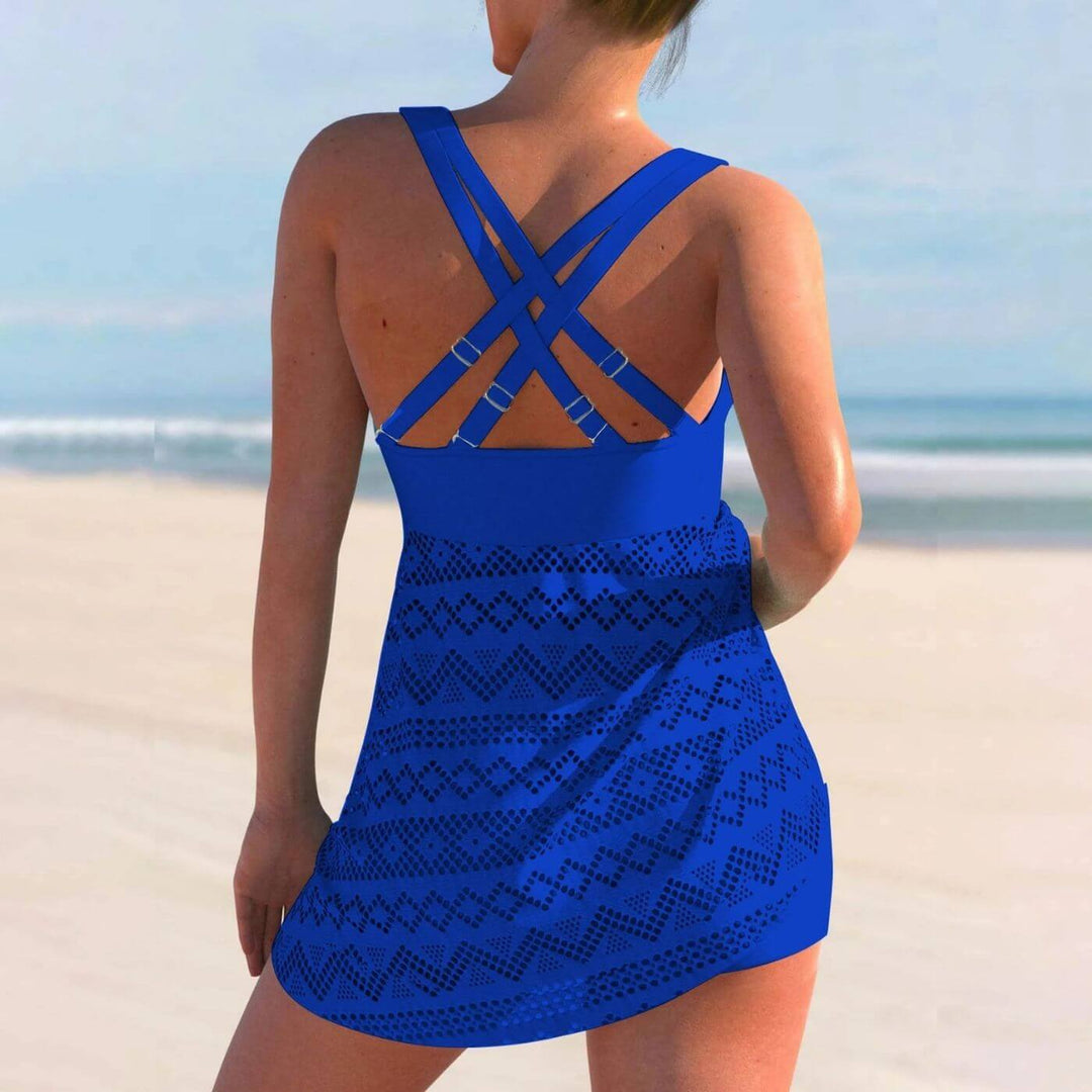 Grace™ | Robe de bain tankini froncée