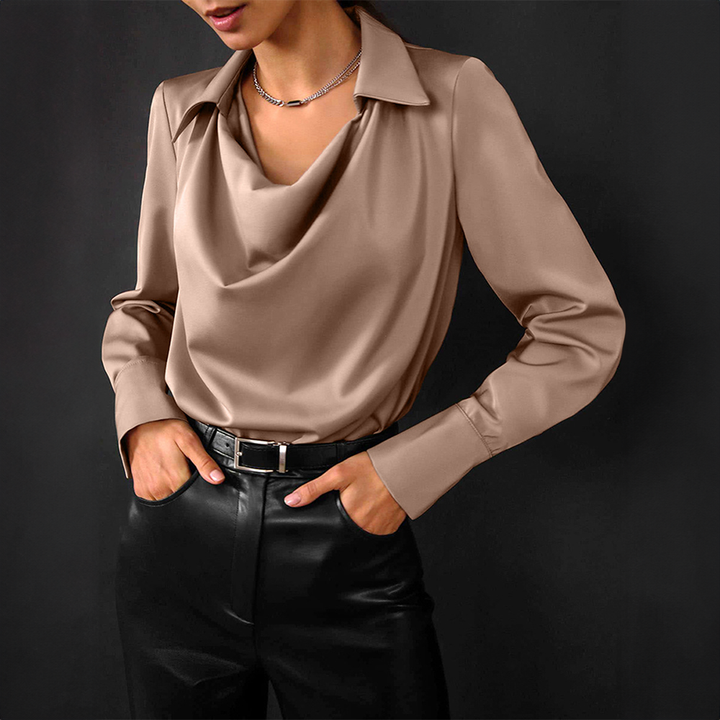Selene™ | Blouse élégante en satin