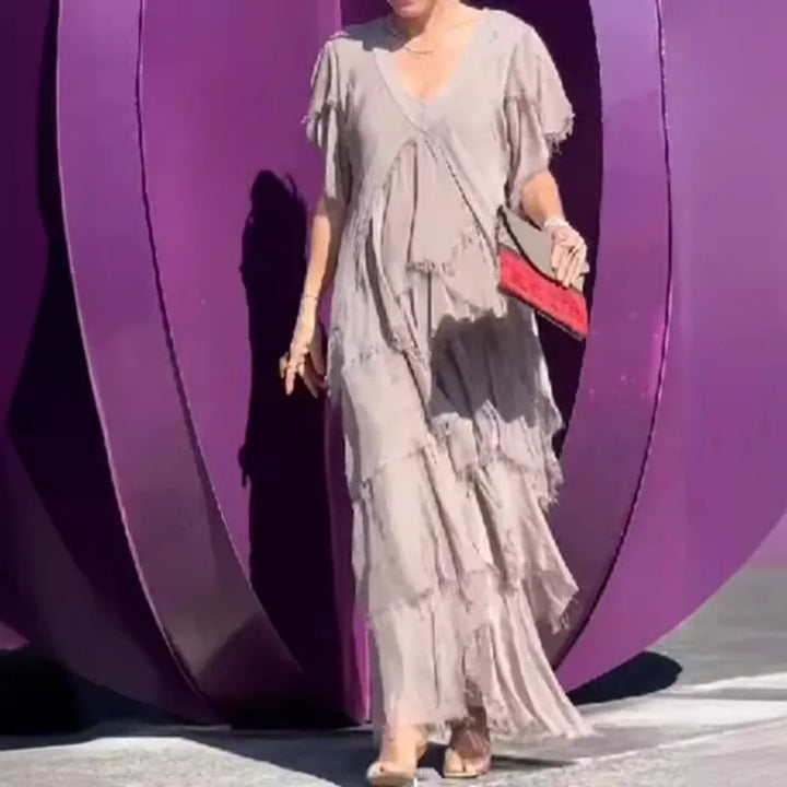 Classic Elegance | Tiered Maxi Dress