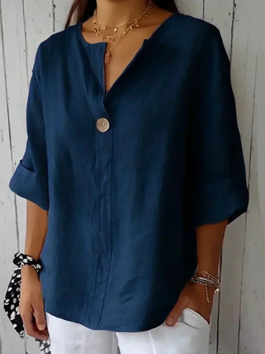 Naomi™ | Relaxed V-Neck Top