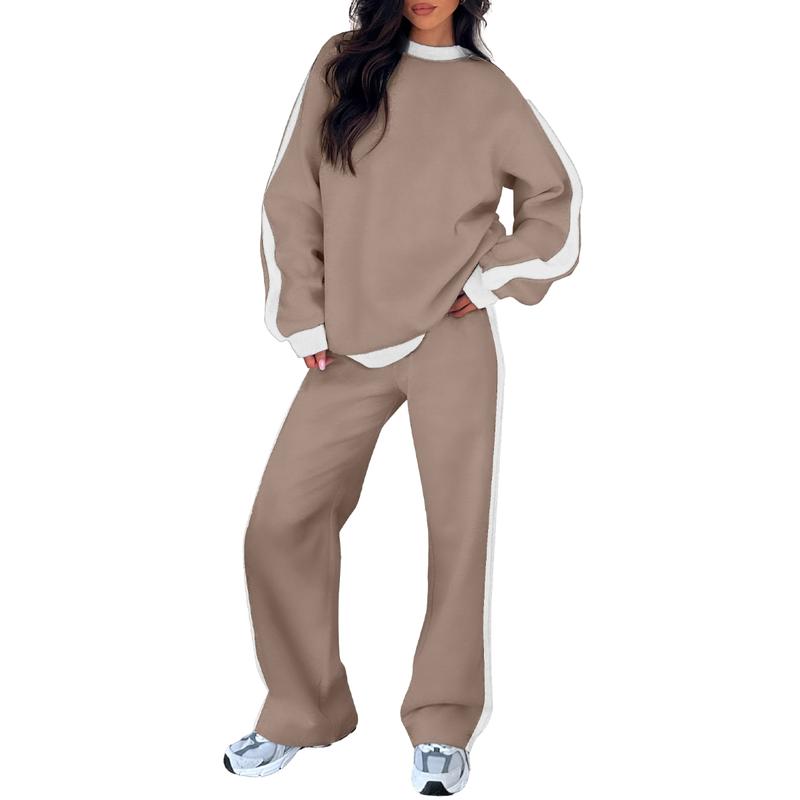 SANDI - Cozy 2-Piece Lounge Set with Sweatshirt and Straight-Leg Pants