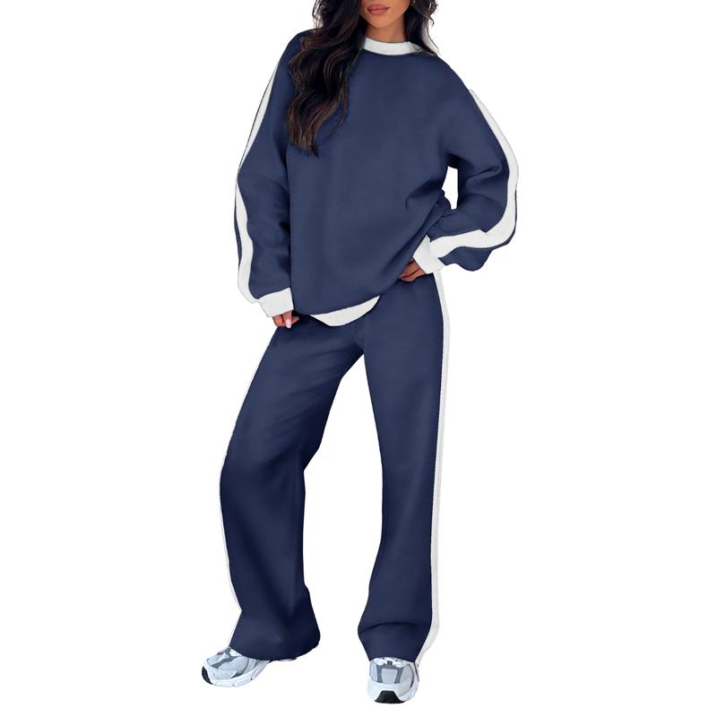 SANDI - Cozy 2-Piece Lounge Set with Sweatshirt and Straight-Leg Pants