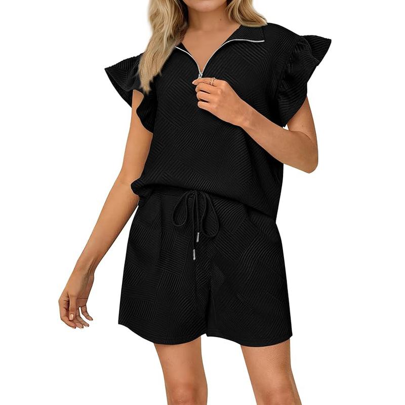 KAILANI™ – Cozy Ruffle Sleeve Summer Loungewear Set