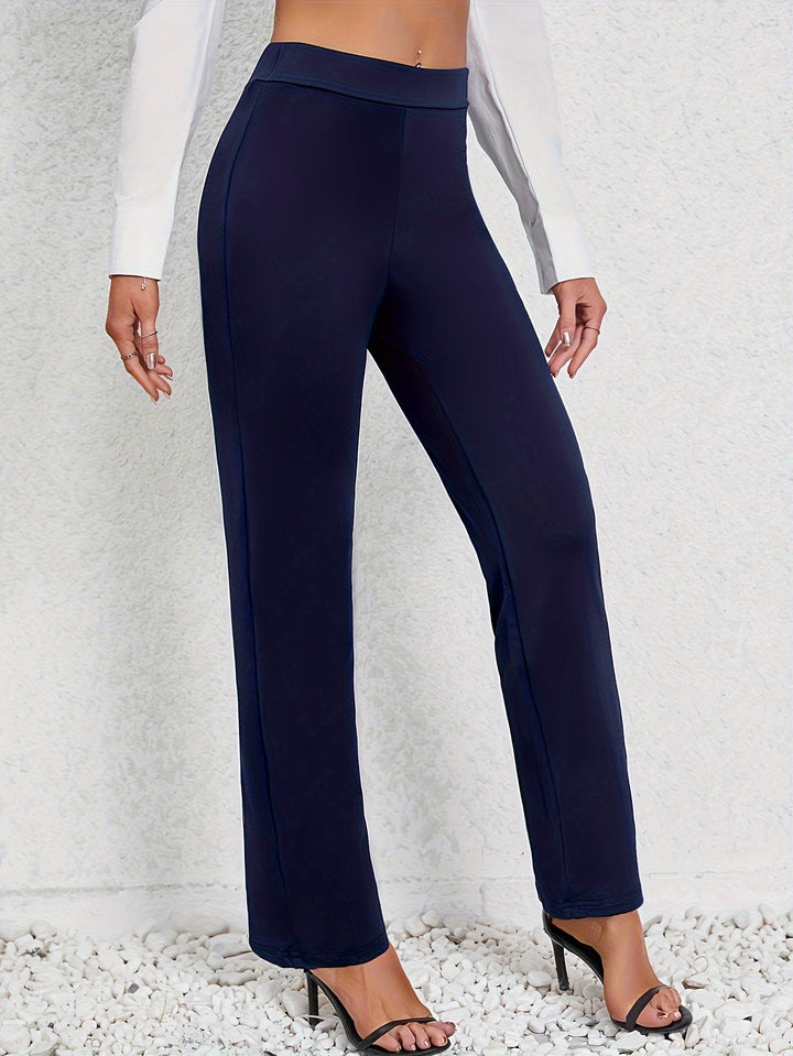 Amy™ | Stretchy Straight-Leg Pants
