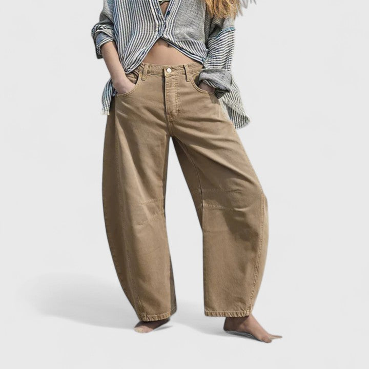 Rain™ | Relaxed Fit Wide-Leg Trousers