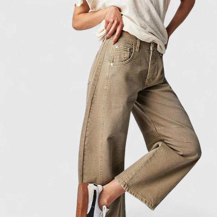 Rain™ | Relaxed Fit Wide-Leg Trousers