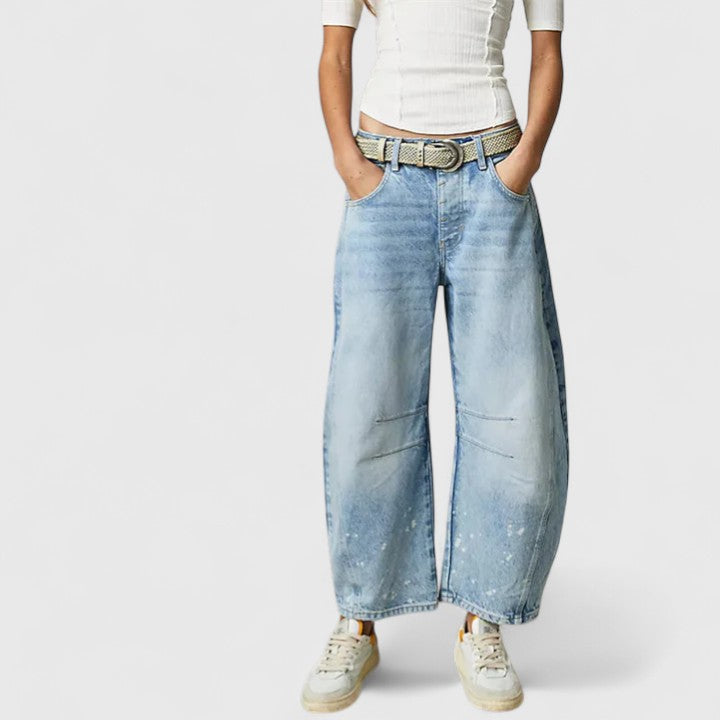 Rain™ | Relaxed Fit Wide-Leg Trousers