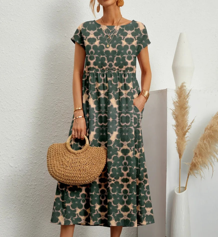 Violet™ - Cozy Cotton Dress