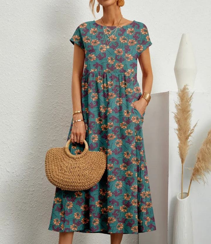 Violet™ - Cozy Cotton Dress