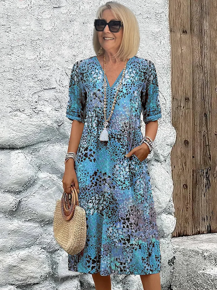 Florencia™ - Colorful Midi Dress