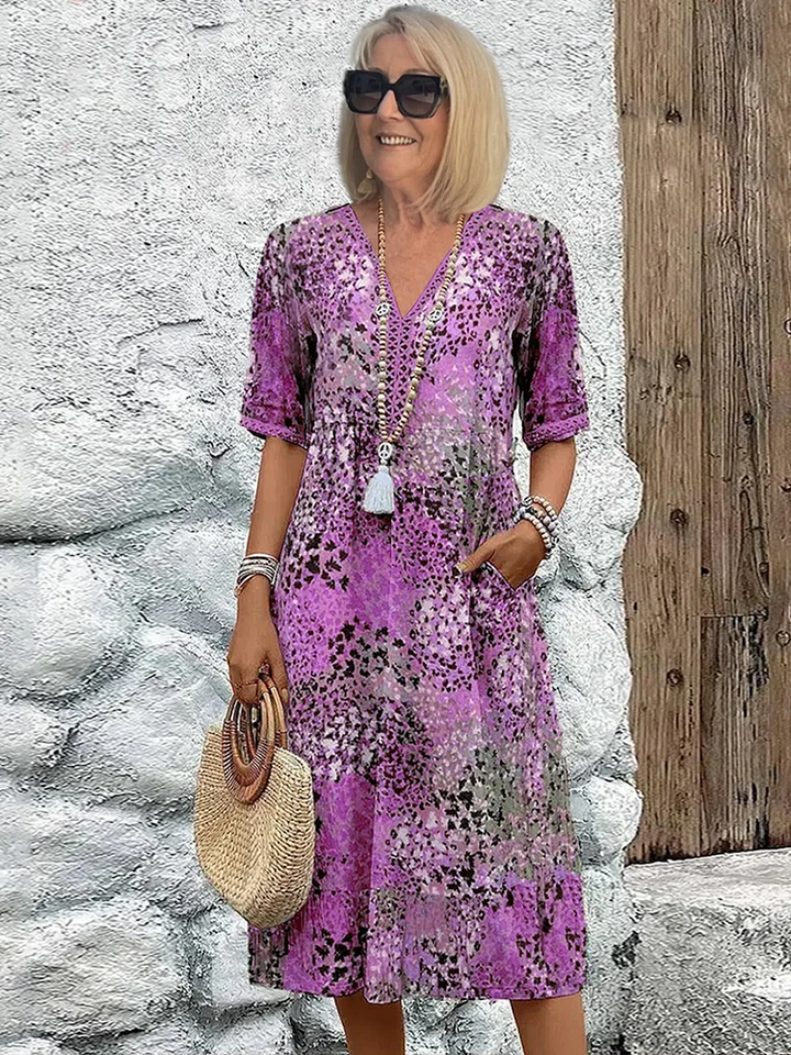 Florencia™ - Colorful Midi Dress