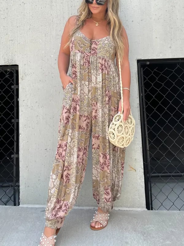 DANICA™ - Bohemian Balloon Pant Jumpsuit