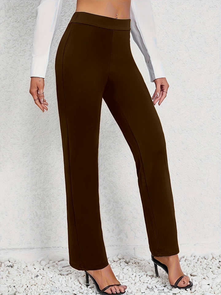 Amy™ | Stretchy Straight-Leg Pants