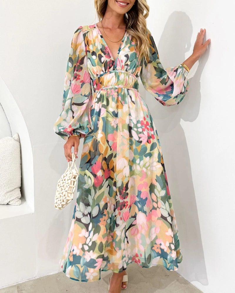 Annie™ Bohemian Floral Maxi Dress
