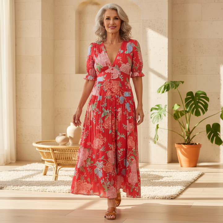 Rosae™ | Enchanting Floral Maxi Dress