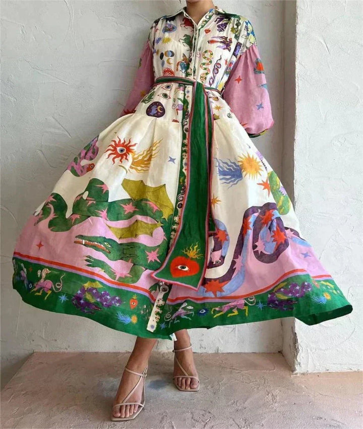 Florence™ - Vibrantly Colored Dress