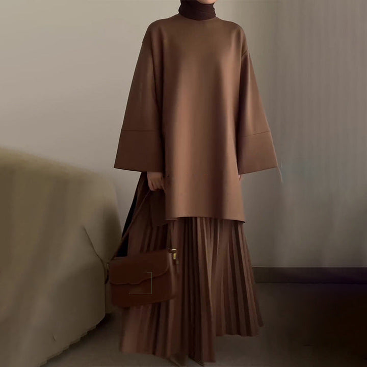 OPHELIE™ - Stylish Pleated Two-Piece Ensemble