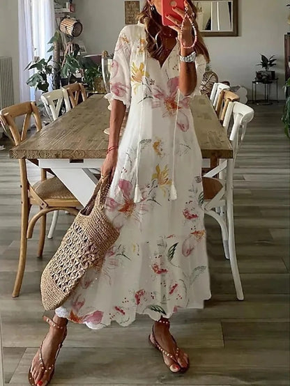 Isabelle™ - Bohemian Dress with Tummy-Enhancing Design