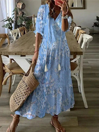 Isabelle™ - Bohemian Dress with Tummy-Enhancing Design