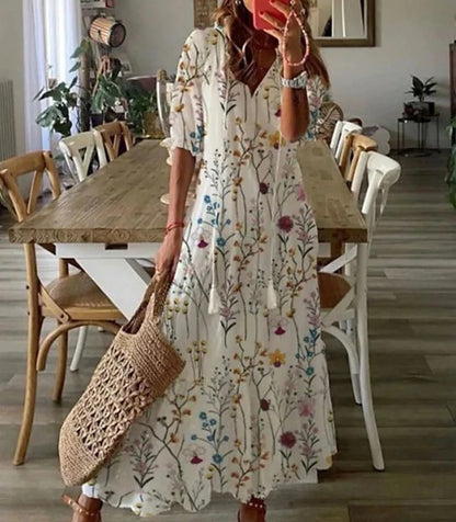 Isabelle™ - Bohemian Dress with Tummy-Enhancing Design