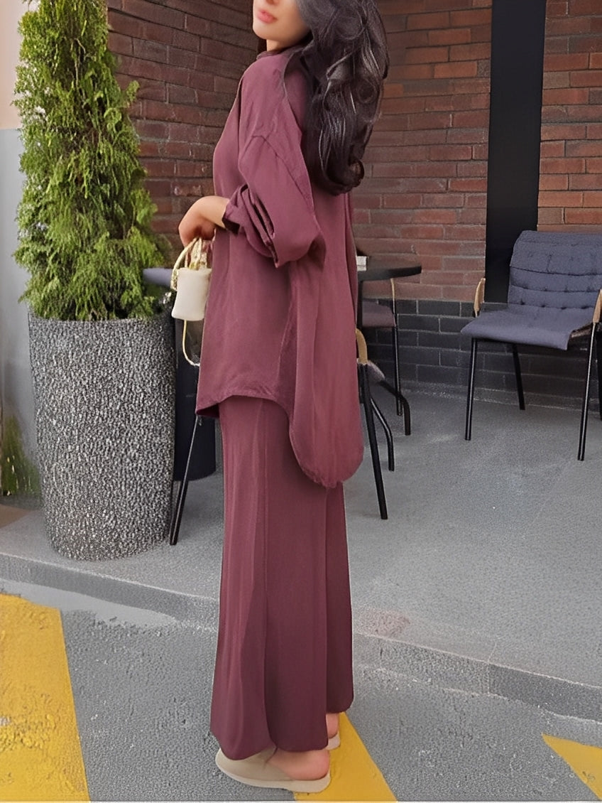 Noelle™ | Long Sleeve Tie-Drawstring Top
