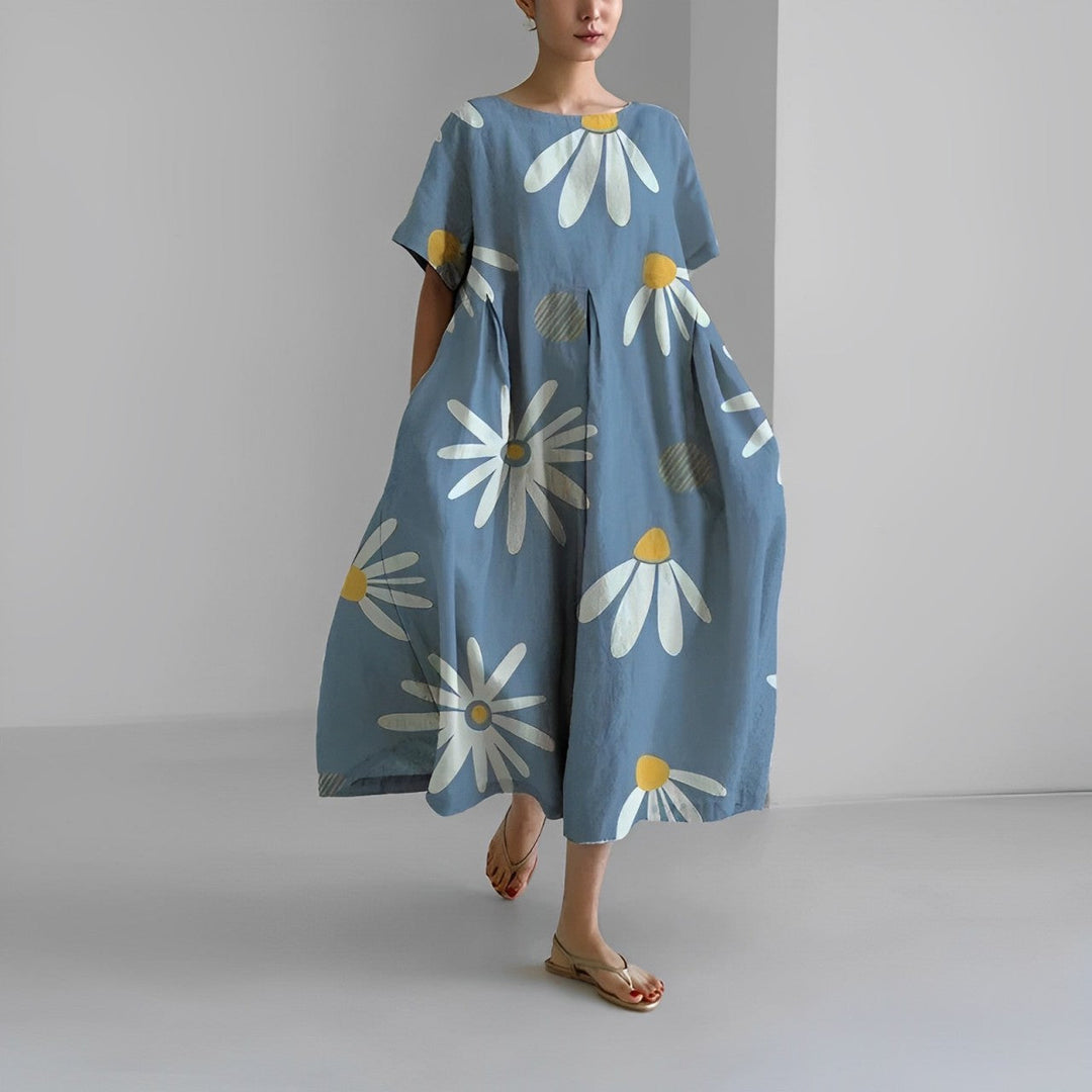 Avela™ - Bohemian Floral Spring Dress with Tummy Control