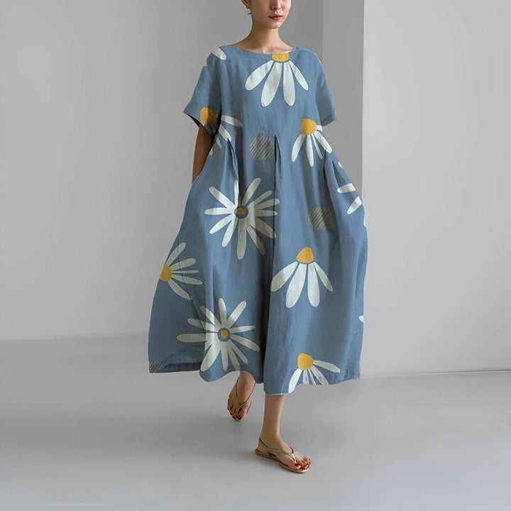 Avela™ - Bohemian Floral Spring Dress with Tummy Control